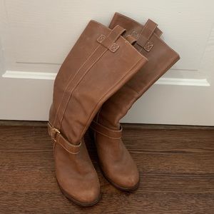 GUC Ralph Lauren High Heel Riding Boots